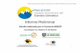 Presentación EIECCP Interclima FINAL1interclima.minam.gob.pe/IMG/pdf/Peru_al_2100_-_Impacto_Economico_del... · Presentación • Investigación a escala país basada en lecciones