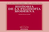 Historia de la filosofía moderna (2a. ed.) · XIV y el siglo XVII se han seleccionado las corrientes y autores que configuran de un modo directo el nacimiento de la modernidad: el