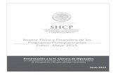Avance Físico y Financiero de los Programas ...evaluacion.ssm.gob.mx/pdf/ProgramacionPresupuestal2016/AVANCE... · Presentación a la H. Cámara de Diputados En cumplimiento al artículo