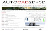 AUTO CAD 2D+3D - degraf.ua.es · para la Arquitectura, la Edificación y la Ingeniería - 20 Horas 2 Créditos DEPARTAMENTO DE EXPRESIÓN GRÁFICA Y CARTOGRAFÍA ÁREA DE EXPRESIÓN