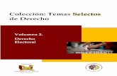 Colección: Temas Selectos Selectos de Derechoux.edu.mx/wp-content/uploads/Investiga/Libros/Volumen 2.pdf · en una sola obra que forma parte de la colección ―Temas Selectos de