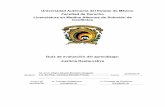Universidad Autónoma del Estado de México Facultad de ...derecho.uaemex.mx/U2019-B/GUIAS/LMA703GE.pdf · Examen escrito Matriz de respuestas 50 100 Segunda evaluación parcial Evidencia