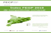 15a edició Índex FEGP 2019 · Les economies derivades d’una estructura espacial concentrada afavoreixen l’aparició d’economies d’escala (ja que es pot produir a un menor