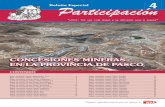 Boletín Especial Participación · en estudio tienen más de 400ppm por • • ... PAUCARTAMBO HUACHON TICLACAYAN SIMON BOLIVAR VICCO HUARIACA TINYAHUARCO YANACANCHA PALLANCHACRA