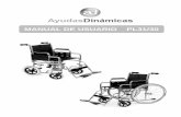 MANUAL DE USUARIO PL31/30cuiddo.es/docs/movilidad/silla-ruedas-clasic-manual.pdf · Una vez las ruedas delanteras están encima del bordillo o escalón, el acompañante se ayudará
