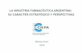 LA INDUSTRIA FARMACÉUTICA ARGENTINA: SU CARÁCTER ...cilfa.org.ar/wp1/wp-content/uploads/2018/10/Presentación-institucional... · 69.5América Latina 76.0Japón 91.1 172.2 213.9