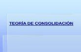 TEORÍA DE CONSOLIDACIÓN - webdelprofesor.ula.vewebdelprofesor.ula.ve/.../materias/mecanica_de_suelos/Consolidacion_n.pdf · consolidación unidimensional en suelos arcillosos. Se