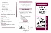 AYUNTAMIENTO DE ARNEDO GUÍA DEarnedo.biblioteca.larioja.org/sites/default/files/quijote_guia_de_lectura_2016.pdf · • Don Quijote de la Mancha (2 vol.) Ilustrador: Chiqui de la