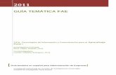 GUÍA TEMÁTICA FAEfae.uprrp.edu/cicia/wp-content/uploads/sites/13/2018/02/GuiaTematicaFae.pdf · Orientar en la localización y usos de bases de datos, libros y revistas (electrónicos