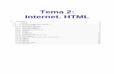 Tema 2: Internet. HTML - sagradocorazon.net · Se pueden establecer varias categorías dentro de las etiquetas usadas para formatear el texto. Se dividirán entre aquellas que sirven