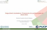 Seguridad ciudadana: Propuesta de política para el 2016-2021cies.org.pe/sites/default/files/files/actividades/seguridad_ciudadana.pdf · Seguridad ciudadana: concepto y elementos