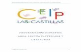 PROGRAMACIÓN DIDÁCTICA AREA: LENGUA CASTELLANA Y LITERATURAceip-lascastillas.centros.castillalamancha.es/.../programacion_lengua.pdf · PROGRAMACIÓN DIDÁCTICA: LENGUA CASTELLANA