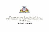 Programa Sectorial de Finanzas y Administración Pública ... · la modernización de la administración pública que el Gobierno del Estado de Colima busca ofrecer a la sociedad