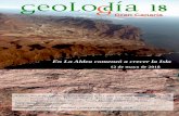 Geolo ía 1g Geolodía 18 - Gran Canaria 8 · La forma cónica de la isla, la existencia de un núcleo impermeable y de una cobertera volcánica más reciente y por tanto más permeable