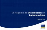 El Negocio de Distribución en Latinoamérica · Optimización en operaciones de áreas de soporte al negocio . 9 . Que redunda en una Optimización del Cash Cost . 32%. 2008. 2012