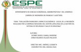 Presentación de PowerPointrepositorio.espe.edu.ec/bitstream/21000/10085/2/T-ESPEL-CAI-0471-P.pdf · Proponer indicadores de gestión que permitan medir el impacto financiero, económico