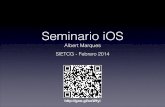 201402 - Seminari iOS SIETCG · Control remoto. Teamviewer!27 ¿Y si quiero controlar el equipo de casa? • No requiere conectividad directa, optimizado para enlaces lentos • Multiplataforma