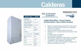 Calderas - grupovanti.com€¦ · de magnesio. • Incluye válvula de alivio por sobrepresión y sobre-temperatura. • Garantía 12 meses. Garantía limitada a instalación por