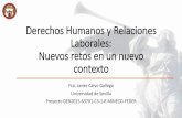 Derechos Humanos y Relaciones Laborales: Nuevos retos en ...grupo.us.es/iwpr/wp-content/uploads/2016/11/Hispano-brasileña-2016.pdf · de laboralidad en estas relaciones, normalmente