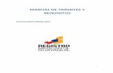 MANUAL DE TRÁMITES Y REQUISITOS · I.2 PRESENTACIÓN Esta primera edición del Manual de Trámites y Requisitos del Registro Mercantil de Guayaquil, nace de la necesidad de contar