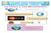 La Tierra y sus Movimientos - actividadeseducativas.net · La Tierra es un planeta de forma esférica ligeramente aplanado en los polos. CARACTERÍSTICAS Z Es el quinto planeta más