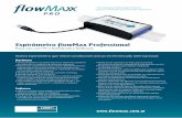 Espirómetro flowMax Professional · Nuevo Espirómetro que reúne condiciones únicas en el mercado Internacional: Tecnología de última generación para la medición de la Función