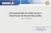 Presentación de PowerPoint - pki.reniec.gob.pe · RENIEC y solo podrán ser inyectados en una tarjeta criptográfica personalizada emitidos para ciudadanos peruanos al momento del