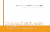 Junioremprendeculturaemprendedora.extremaduraempresarial.es/wp-content/uploads/2012/... · emocionante de aprendizaje, una experiencia vivida en cada aula que supera al producto final
