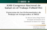 XXIII Congreso Nacional de Salud en el Trabajo FeNaSTAC · anunciada en la reforma del 2012 Grupo Denominación Vigente Propuesto Variación I. Enfermedades infecciosas y parasitarias