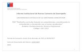 UNIVERSIDAD CATOLICA DE LA SANTISIMA CONCEPCIONsitios.ucsc.cl/mecesup/wp-content/uploads/sites/70/... · Informe Institucional de Avance Convenio de Desempeño ... Objetivo Específico