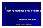 Reseña histórica de la Pediatríaƒ±a_historica_de... · ¿Qué es la Historia “Es la ciencia de los hombres, de los hombres en el tiempo” Marc Bloch Roch M. Introducción
