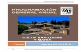 PROGRAMACIÓN GENERAL ANUAL CURSO 2013- 2014ceip-sanlucasymaria.centros.castillalamancha.es/sites/ceip... · PROGRAMACIÓN GENERAL ANUAL CURSO 2015- 2016 5 Colegio de Educación Infantil