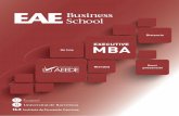 E-MBA pliegointerior 128765 14Eensinoformacion.com/wp-content/uploads/2015/03/EAE_EXECUTIVE_MBA.pdf · Sedes en Barcelona y Madrid 10 razones para realizar un Master de EAE Servicios