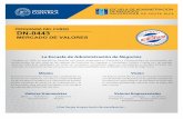 MERCADO DE VALORES - Universidad de Costa Ricaean.ucr.ac.cr/sites/default/files/dn-0443_0.pdf · CÁTEDRA DE MERCADO DE VALORES II CICLO 2017 DATOS DEL CURSO Carreras: ... Primer