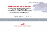 ISSN: 2463-0195 - Facultad de Ciencias de la Administraciónfayol.univalle.edu.co/Publicaciones/memorias/Memorias-2015-2.pdf · Barrio San Fernando Santiago de Cali - Valle del Cauca