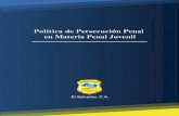Política de Persecución Penal en Materia Penal Juvenilescuela.fgr.gob.sv/wp-content/uploads/Leyes/Leyes-2/... · 2013-07-03 · 9 POLÍTICA DE PERSECUCION PENAL EN MATERIA PENAL