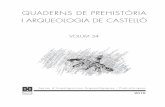 QUADERNS DE PREHISTÒRIA I ARQUEOLOGIA DE CASTELLÓ · 2018-11-15 · QUADERNS DE PREHISTÒRIA ... Estudi d’un forn culinari de la primera edat del ferro localitzat a l’assentament