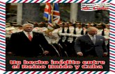 Un hecho inédito entre el Reino Unido y Cuba · Con los acordes de canciones patrióticas de ambos países, ... la que está sometido el pueblo venezolano por parte del Gobierno