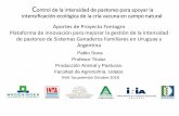 Aportes de Proyecto Fontagro Plataforma de innovación para ...ºblicos/INIA Tacuarembó/2018/Cría/Pablo-Soca.pdf · ontrol de la intensidad de pastoreo para apoyar la intensificación