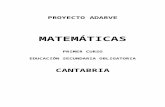 Programación Matemáticas 1º ESO Cantabria€¦ · Web viewEl libro de texto utilizado es Matemáticas 1º ESO (Proyecto Adarve, de Oxford EDUCACIÓN, 2011), cuyos autores son Isabel