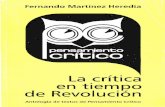 Fernando Martínez Heredia · La música en el cine cubano. Un año de experimentación • Leo Brower/295 LA REVOLUCIÓN EN EL MUNDO/ 301 Editorial de Pensamiento Crítico 4/ 303