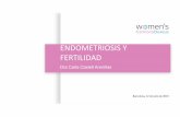ENDOMETRIOSIS Y FERTILIDAD...DEFINICIÓN ENDOMETRIOSIS Presencia de tejido endometrial funcional fuera de la cavidad uterina Enfermedad crónica hormonodependiente Síntomas ... SUBFERTILIDAD