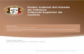 Poder Judicial del Estado de Tabasco Tribunal …tsj-tabasco.gob.mx/resources/pdf/transparencia/f537d3e44...Poder Judicial del Estado de Tabasco Tribunal Superior de Justicia PUBLICACIÓN