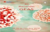 CARTA DE PRESENTACIÓNaadea.es/wp-content/uploads/2018/09/Programa-XI-Reunion-GEAS1.pdf · 2 CARTA DE PRESENTACIÓN Hola a todos, Os presentamos el programa científico de la XI edición