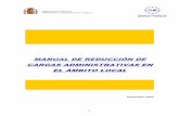 MANUAL DE REDUCCIÓN DE CARGAS ADMINISTRATIVAS EN EL …gfw.diputacionalicante.es/repo/rec/356/ManualReduccion... · 2015-12-10 · METODO SIMPLIFICADO DE MEDICION DE CARGAS ADMINISTRATIVAS
