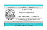 EJECUCION EJECUCION PRESUPUESTARIA DEL RECU … · 2015-07-06 · Subsecretaría de Administración Financiera Ministerio de Hacienda (Cifras Provisorias) Gobierno de la Ciudad de