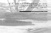 LA PERFORMANCE DE MARÍA TERESA HINCAPIÉnomadas.ucentral.edu.co/nomadas/pdf/nomadas_24/24_14R_Laperformancede... · caracterizarla se inspiró en un alfiler y en un árbol seco: