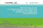 333.75 P45 Perú. Ministerio del Ambiente€¦ · 333.75 P45 Perú. Ministerio del Ambiente Protocolo de clasificación de pérdida de cobertura en los bósques Húmedos Amazónicos