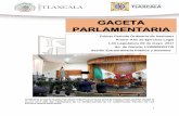 GACETA PARLAMENTARIA · Vitral del Congreso del Estado de Tlaxcala. En forma similar, por acuerdo de fecha siete de marzo de 2017 y como parte de la celebración del Centenario de