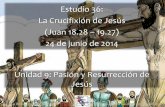 Estudio 36: La Crucifixión de Jesús (Juan 18.28 19.27 ... · Juan 19.17-22 40 Dios movió a Pilato a escribir lo que puso sobre la cruz y a no cambiar de opinión— algo que Pilato